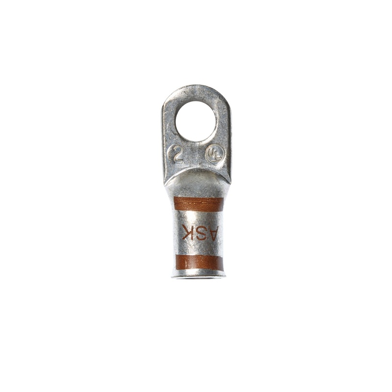 3M Scotchlok Large Gauge Butt Connector, 2 AWG