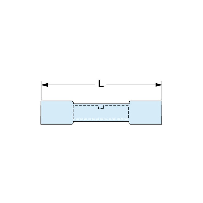 3M Butt Connector, Heat Shrink Seamless 16-14 AWG, 94857, MH14BC
