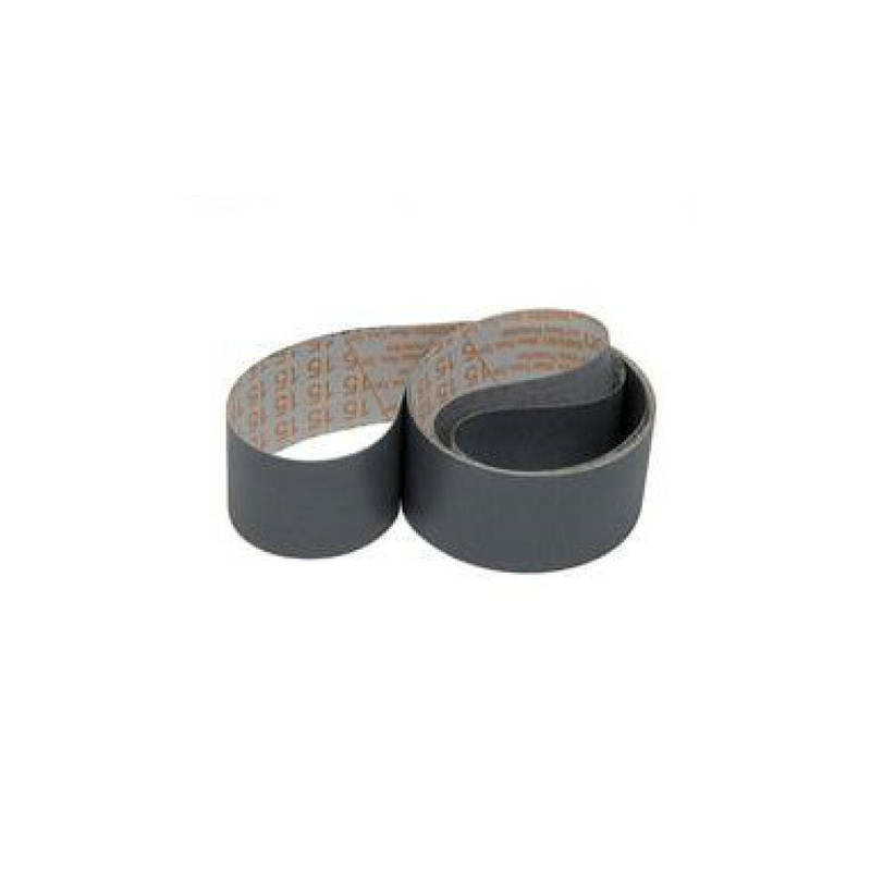 3M Microfinishing Film Belt 472L, 30 Mic 5MIL, Type E, 3 in x 72 in,Scallop A