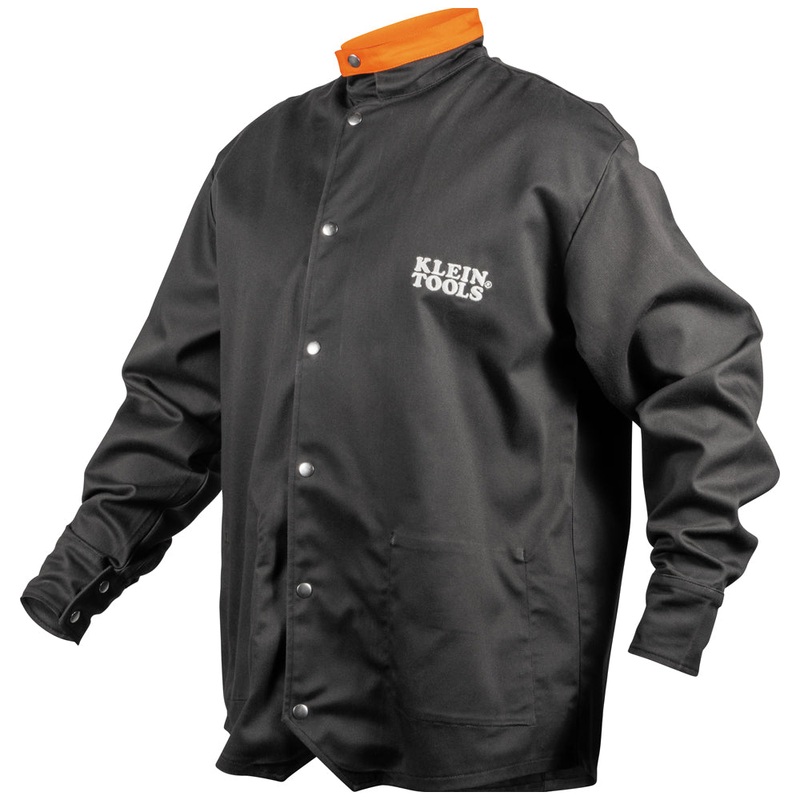 Klein Tools 03078 Flame-Resistant Welding Jacket, Large