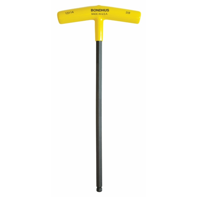 Bondhus 13114 3/8 Ball End T-Handle with ProGuard Finish 2 Piece