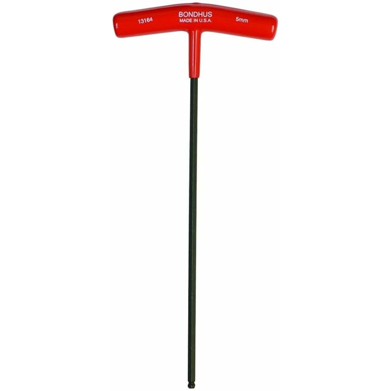 Bondhus 13164 5mm Ball End T-Handle ProGuard Finish 2 Piece