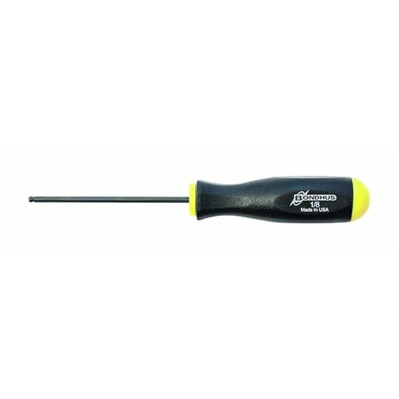 Bondhus 10607 1/8" x 3.1" Ball End Screwdriver with ProGuard Finish, 2 Piece