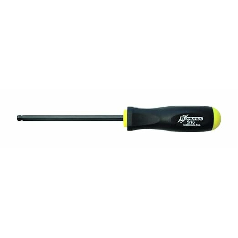 Bondhus 10613 5/16" x 5.6" Ball End Screwdriver with ProGuard Finish, 2 Piece