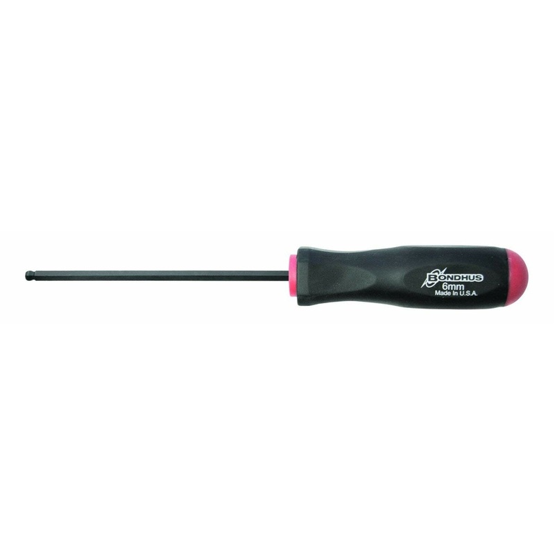 Bondhus 10668 6mm, 5.4" Ball End Screwdriver with ProGuard Finish