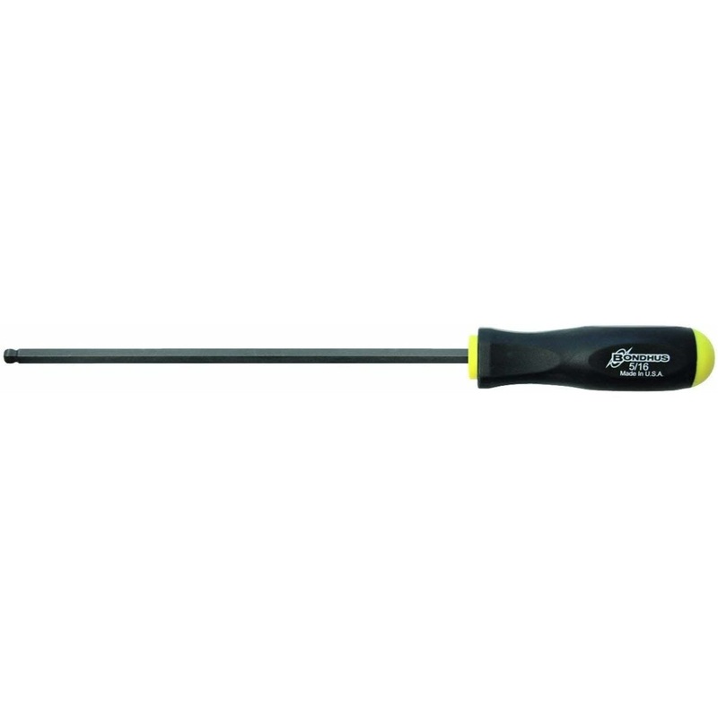 Bondhus 10713 5/16" x 9.5" Ball End Screwdriver with ProGuard Finish, 2 Piece