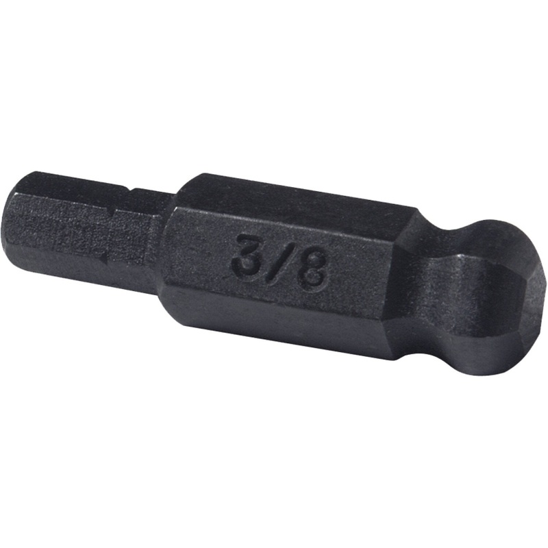 Bondhus 11012 1/4" x 1" Ball End Tip Insert Bit with ProGuard Finish, 10 Piece