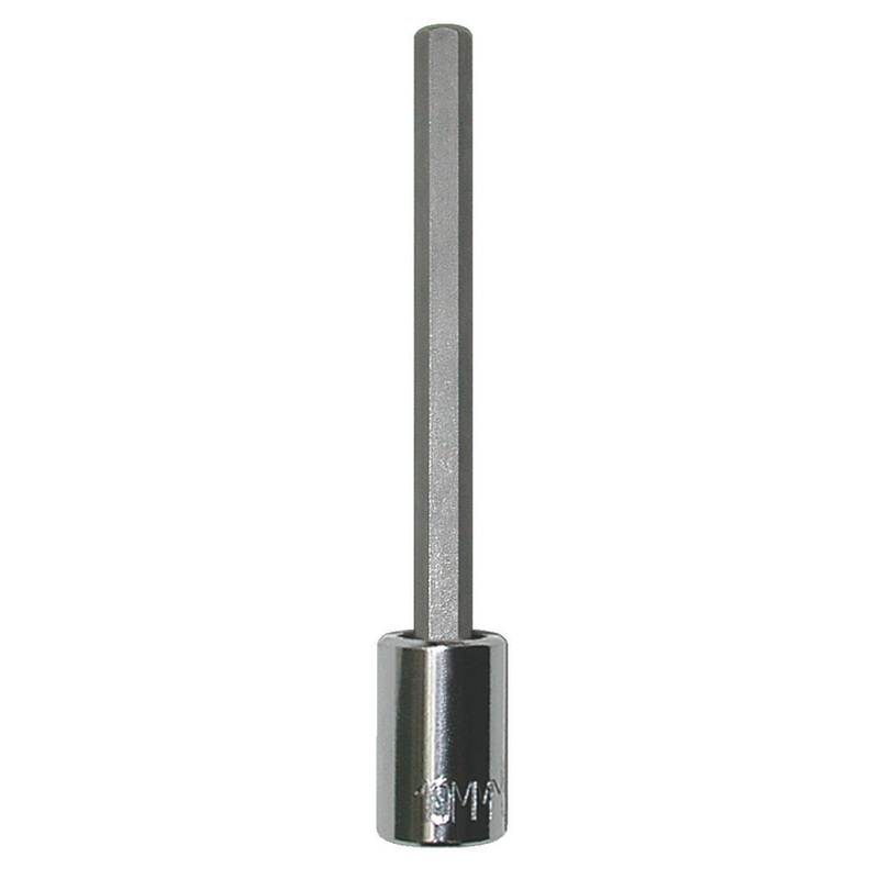 Wright Tool 42L-06MM  1/2" Drive Hex Bit Metric Socket w/Long Length Hex Bit - 6mm