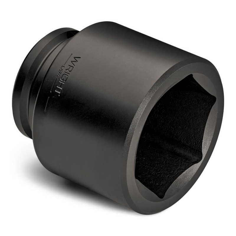 Wright Tool 85835 2-1/2" Drive 6 Point Standard Impact Socket - 4-3/8"