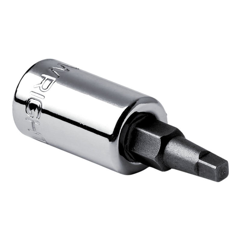 Wright Tool 2270  1/4" Drive Square Bit (Robinson) Socket w/Standard Bit - RO